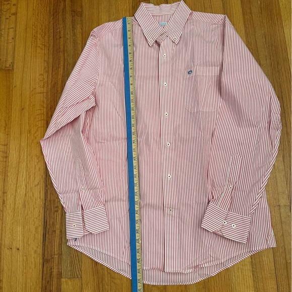 Southern Tide  Shirt Button Down Size  Medium Men’s Striped Long Sleeve (K)11 - Picture 8 of 12